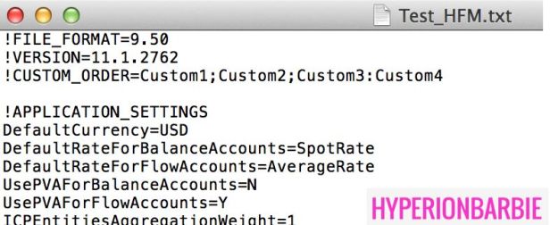 HFM Quick Tip: HFM .app File Format Change in 11.1.2.2