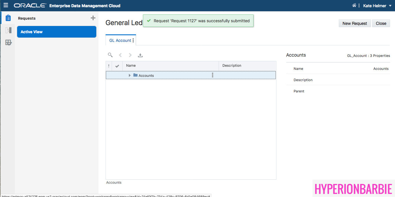 EDMCS: Subscriptions for Requests